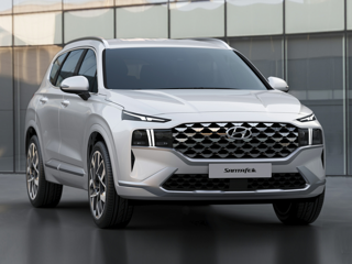 White Hyundai Santa Fe