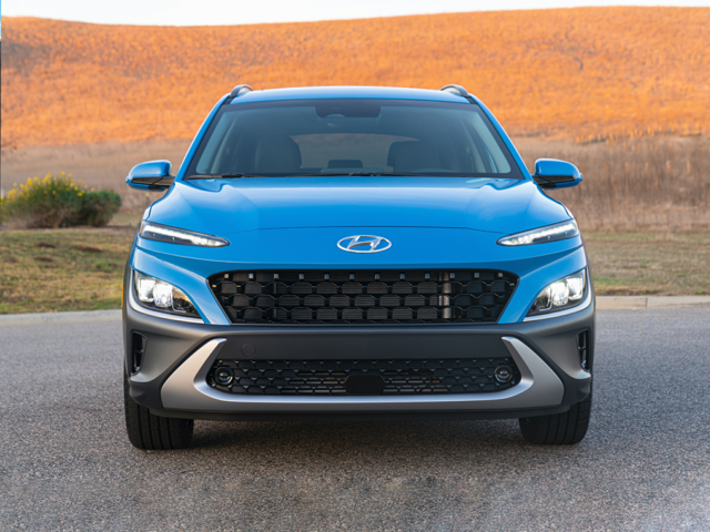 The front of a Hyundai Kona