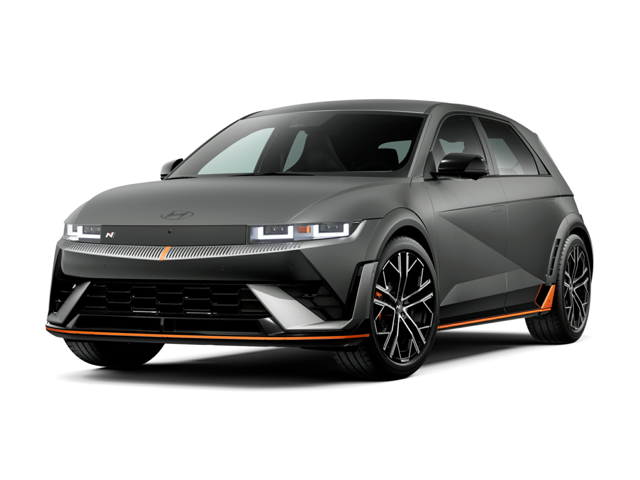 A silver Hyundai IONIQ