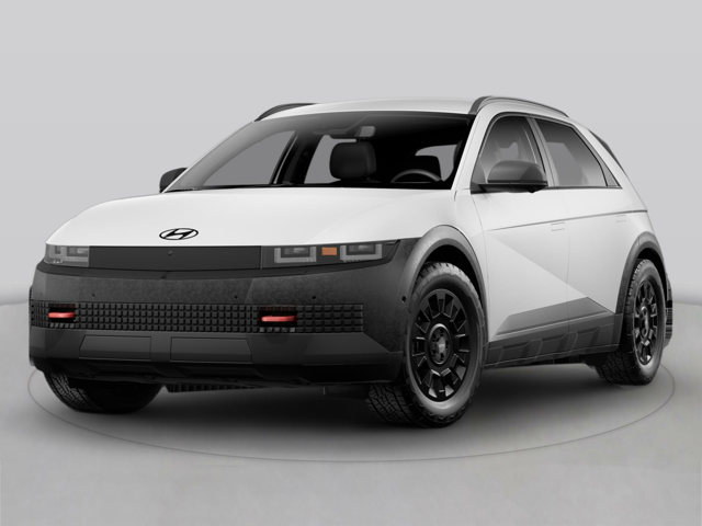 A white Hyundai IONIQ 5