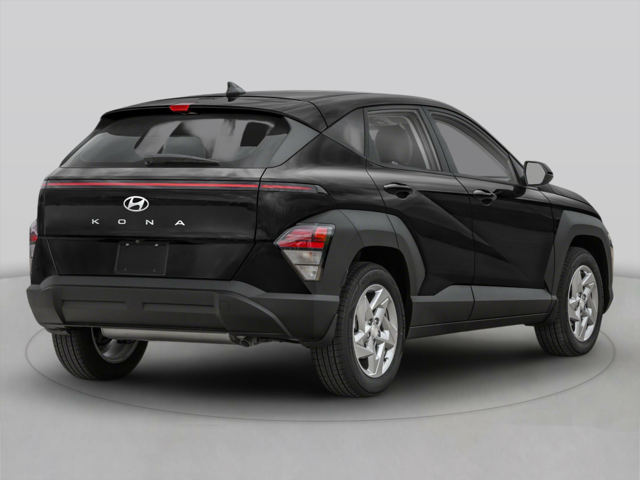 A black Hyundai Kona