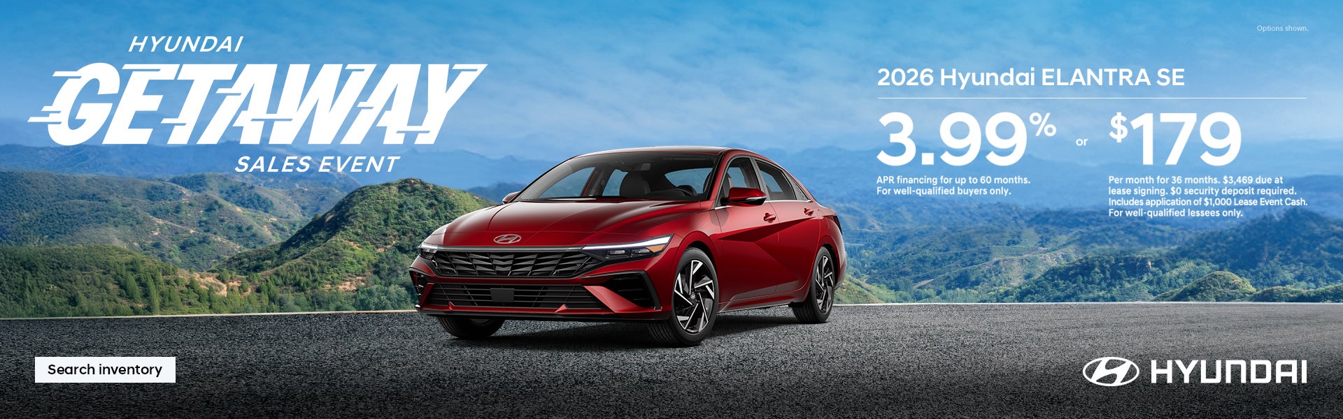 2026 Hyundai Elantra Mid-Atlantic APR or Lease Offer