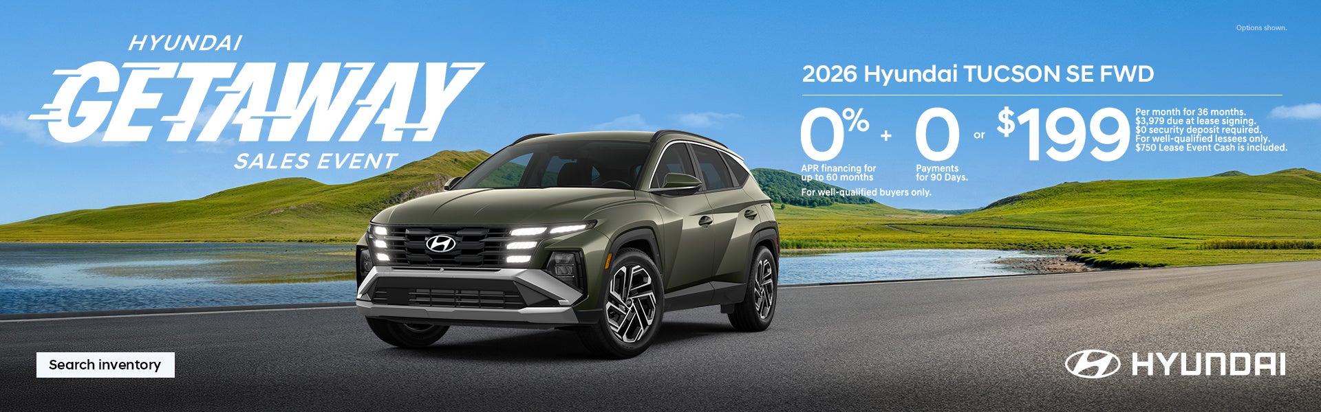2026 Hyundai Tucson APR or Lease Offer